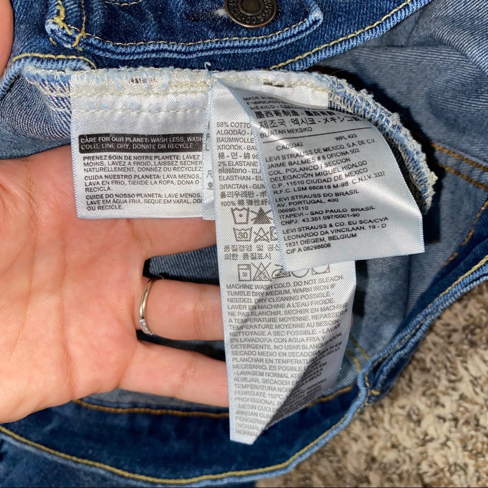 NWT Men’s Levi’s Hype Trucker Blue Denim Jacket - Picture 8 of 8